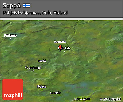 Satellite 3D Map of Seppä