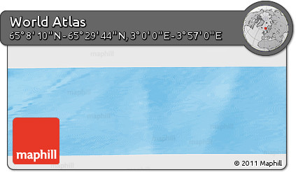 Physical Panoramic Map of the Area around 65° 18' 57" N, 3° 28' 30" E