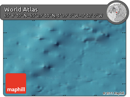 Satellite Map of the Area around 65° 18' 57" N, 4° 10' 30" W