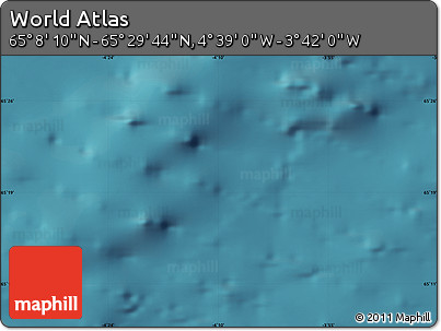 Satellite Map of the Area around 65° 18' 57" N, 4° 10' 30" W