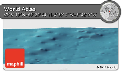 Satellite Panoramic Map of the Area around 65° 18' 57" N, 4° 10' 30" W