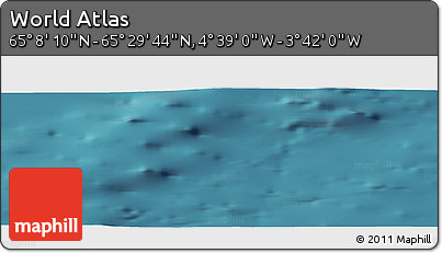 Satellite Panoramic Map of the Area around 65° 18' 57" N, 4° 10' 30" W