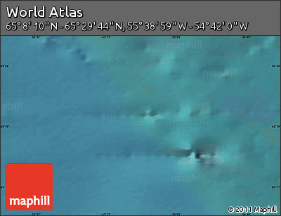 Satellite Map of the Area around 65° 18' 57" N, 55° 10' 29" W
