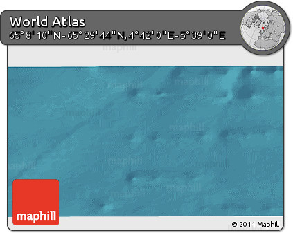 Satellite 3D Map of the Area around 65° 18' 57" N, 5° 10' 30" E