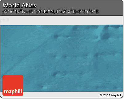 Satellite 3D Map of the Area around 65° 18' 57" N, 5° 10' 30" E