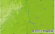 Physical Map of the area around 65° 18' 57" N, 64° 40' 30" E