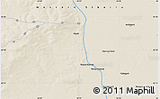 Shaded Relief Map of the area around 65° 18' 57" N, 64° 40' 30" E