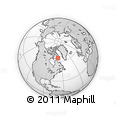Outline Map of the Area around 65° 18' 57" N, 68° 46' 30" W, rectangular outline