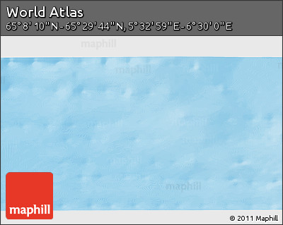Physical 3D Map of the Area around 65° 18' 57" N, 6° 1' 30" E