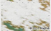 Satellite Map of the area around 65° 18' 57" N, 95° 7' 30" W