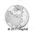 Outline Map of the Area around 65° 38' 11" N, 103° 46' 30" E, rectangular outline
