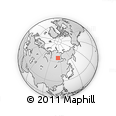 Outline Map of the Area around 65° 38' 11" N, 112° 16' 30" E, rectangular outline