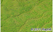 Satellite Map of the area around 65° 38' 11" N, 119° 55' 30" E