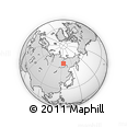 Outline Map of the Area around 65° 38' 11" N, 125° 1' 30" E, rectangular outline