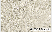 Shaded Relief Map of the area around 65° 38' 11" N, 129° 16' 30" E