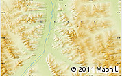 Physical Map of the area around 65° 38' 11" N, 131° 49' 29" E