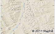 Shaded Relief Map of the area around 65° 38' 11" N, 131° 49' 29" E