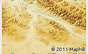 Physical Map of the area around 65° 38' 11" N, 137° 46' 30" E