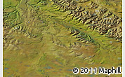 Satellite Map of the area around 65° 38' 11" N, 137° 46' 30" E