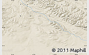 Shaded Relief Map of the area around 65° 38' 11" N, 137° 46' 30" E