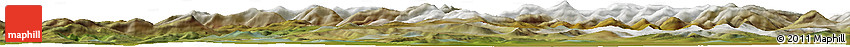 Satellite Horizon Map of the Area around 65° 38' 11" N, 143° 43' 29" E