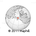 Outline Map of the Area around 65° 38' 11" N, 152° 55' 30" W, rectangular outline