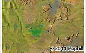 Satellite Map of the area around 65° 38' 11" N, 16° 55' 29" W