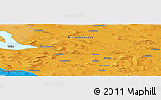 Political Panoramic Map of the area around 65° 38' 11" N, 18° 46' 29" E