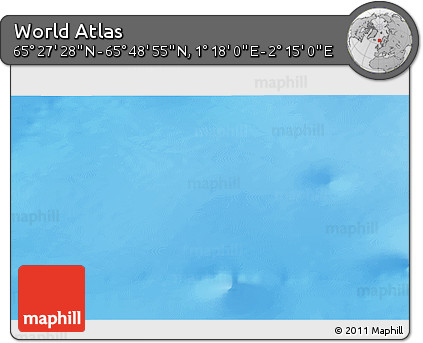 Physical 3D Map of the Area around 65° 38' 11" N, 1° 46' 29" E