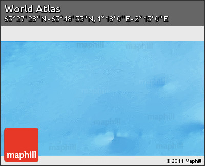 Physical 3D Map of the Area around 65° 38' 11" N, 1° 46' 29" E