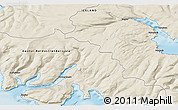 Shaded Relief 3D Map of Kinnarstaðir