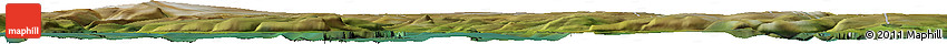 Satellite Horizon Map of Kinnarstaðir