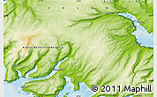 Physical Map of Kinnarstaðir