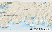Shaded Relief 3D Map of the area around 65° 38' 11" N, 22° 52' 30" W