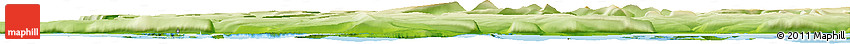 Physical Horizon Map of Patreksfjörður