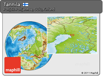 Physical Location Map of Tannila