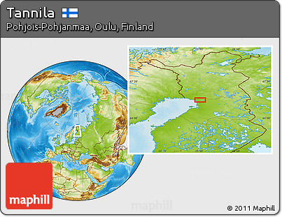 Physical Location Map of Tannila