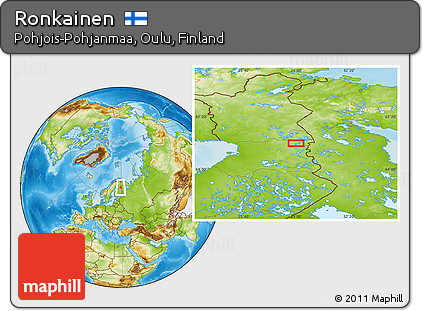 Physical Location Map of Ronkainen
