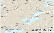 Shaded Relief Map of the area around 65° 38' 11" N, 28° 58' 30" E