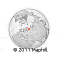 Outline Map of the Area around 65° 38' 11" N, 40° 52' 30" E, rectangular outline