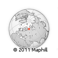 Outline Map of the Area around 65° 38' 11" N, 46° 49' 30" E, rectangular outline