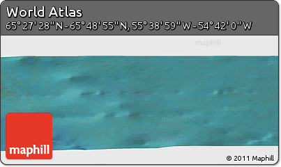 Satellite Panoramic Map of the Area around 65° 38' 11" N, 55° 10' 29" W