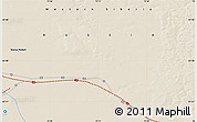 Shaded Relief Map of the area around 65° 38' 11" N, 73° 10' 30" E