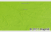 Physical 3D Map of the area around 65° 38' 11" N, 74° 52' 30" E