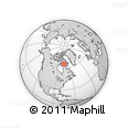 Outline Map of the Area around 65° 38' 11" N, 75° 34' 29" W, rectangular outline