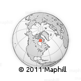 Outline Map of the Area around 65° 38' 11" N, 82° 22' 30" W, rectangular outline