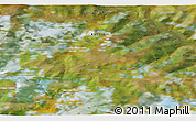 Satellite 3D Map of the area around 65° 38' 11" N, 96° 7' 30" E