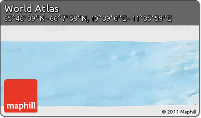 Physical Panoramic Map of the Area around 65° 57' 19" N, 11° 7' 30" E