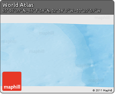 Political 3D Map of the Area around 65° 57' 19" N, 11° 49' 29" W