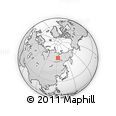 Outline Map of the Area around 65° 57' 19" N, 123° 19' 29" E, rectangular outline